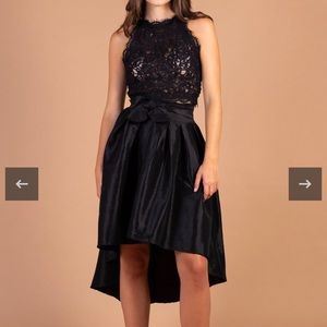 Formal high low skirt
